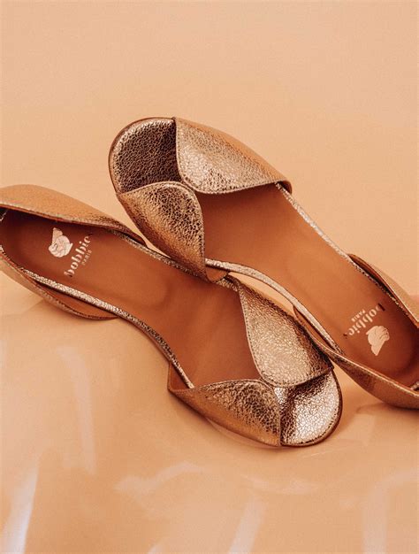 Heeled Sandals Samba Sepia Gold Women Bobbies