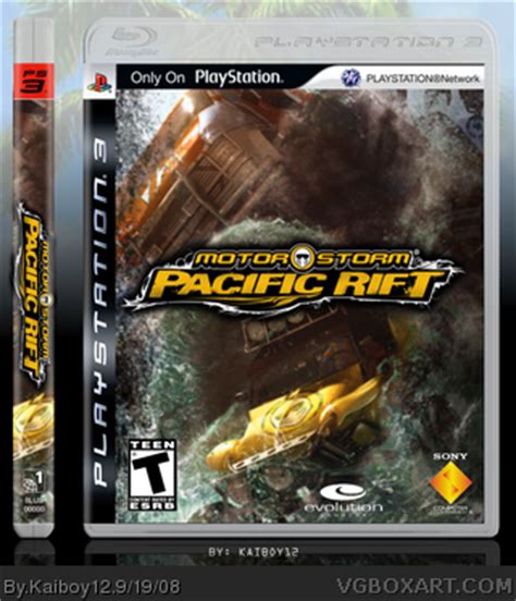 MotorStorm Pacific Rift PlayStation 3 Box Art Cover By Kaiboy12