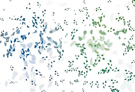 Light Blue Green Vector Backdrop With Abstract Shapes Vector