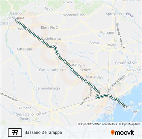 Linea R Orari Fermate E Mappe Bassano Del Grappa Aggiornato