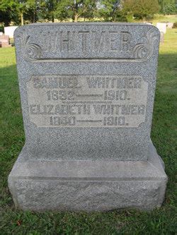 Elizabeth Ziegler Whitmer 1840 1910 Memorial Find A Grave