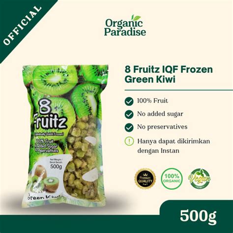 Jual Fruitz Iqf Frozen Green Kiwi Gram Kiwi Hijau Beku Iqf