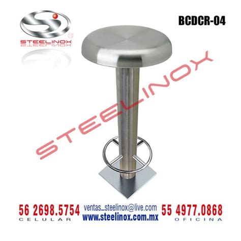 BANCO DE ACERO INOXIDABLE CON PEDESTAL Steelinox Muebles De Acero