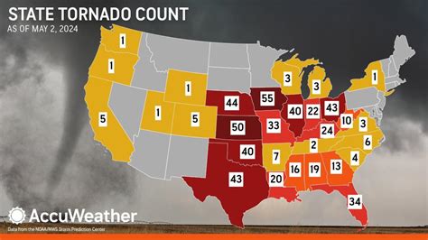 Which State Had The Most Tornadoes So Far This Year Hint Oklahoma