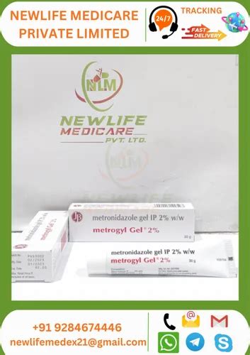 Metronidazole Metrogyl Gel At Rs Stripe Acne Pimple Skin Care