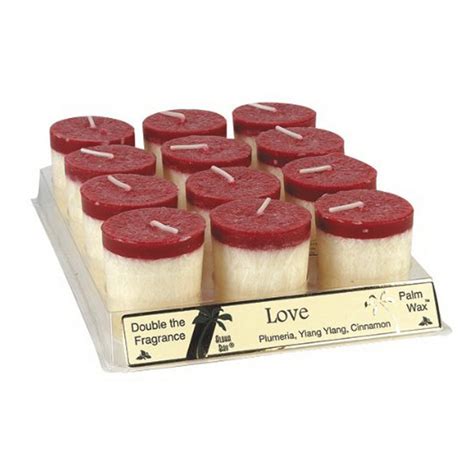 Aloha Bay Votive Candle Love 12 Pack Fresh Health Nutritions