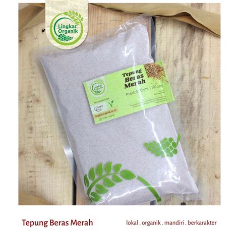 Jual Tepung Beras Merah Gr Lingkar Organik Shopee Indonesia