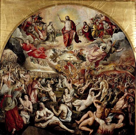 The Last Judgment Painting By Maerten De Vos Fine Art America