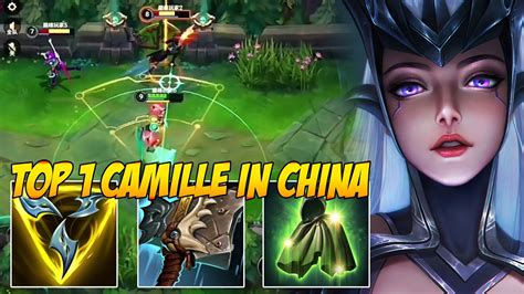 Top 1 Camille Gameplay In China Server Camille Vs Gwen Youtube