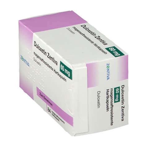 Duloxetin Zentiva 60 Mg 84 St Mit Dem E Rezept Kaufen Shop Apotheke