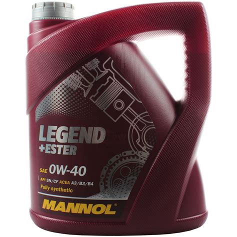 L Olio Motore Mannol Legend Ester W X Mannol Motore Doctor