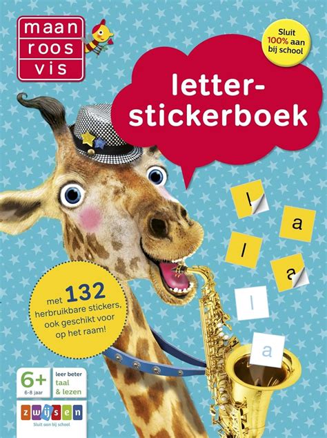 Amazon In Buy Maan Roos Vis Letter Stickerboek Book Online At Low