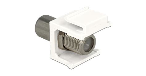 Delock Keystone Module Iec Male F Female Adapter Wit