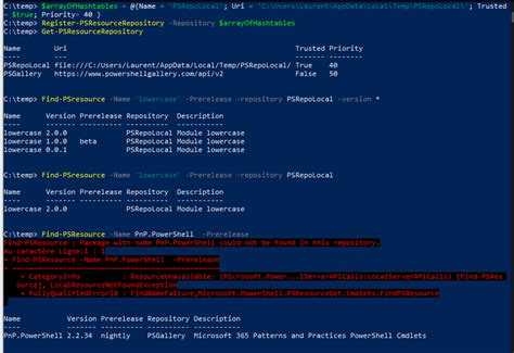 Find Psresource Does Not Return Prerelease Version For A Local