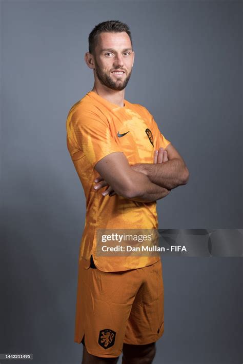 Stefan De Vrij of Netherlands poses during the official FIFA World ...