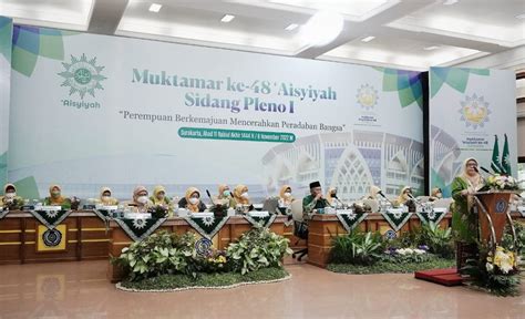 Aisyiyah Gelar Sidang Pleno I Muktamar 48 Majalah Suara Aisyiyah