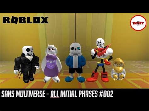 Svs Gameplay Roblox Sans Multiverse All Initial Phases