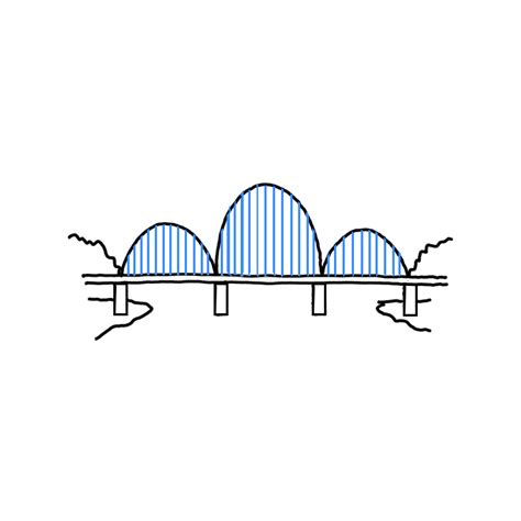 How to Draw a Bridge - Step by Step Easy Drawing Guides - Drawing Howtos