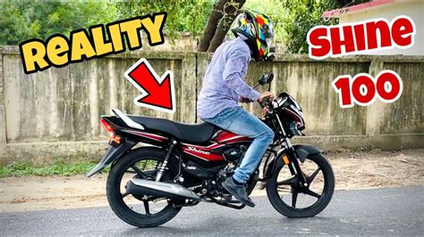 Honda Shine 100 👉🏻 Ride Review Power Break Comfort Reality 😱 Honda