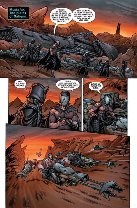 Comic Review The Knights Of Ren Travel To Vader S Castle On Mustafar