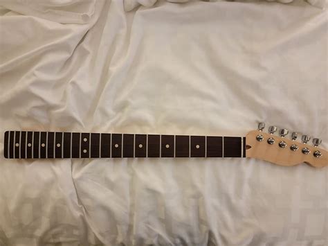 Warmoth Telecaster Neck 2023 Dark Rosewood Stainless Frets Reverb