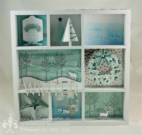 Stampin Up By First Hand Emotion Winter Wunderland Rahmen