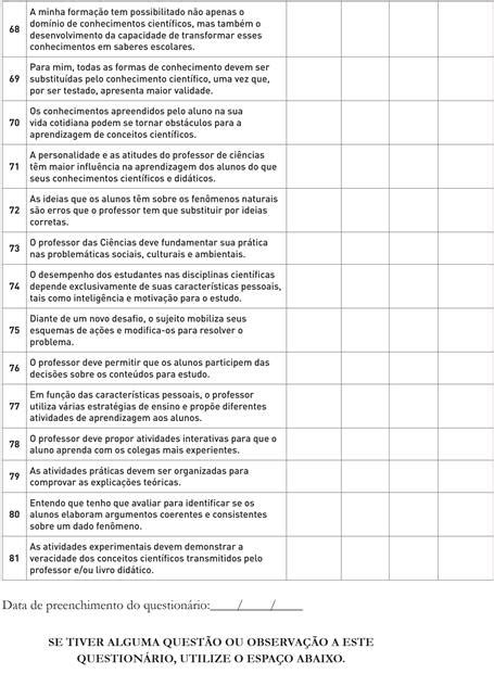 CONCEPÇÕES E REPRESENTAÇÕES SOCIAIS DE PROFESSORES SOBRE A SUA FORMAÇÃO