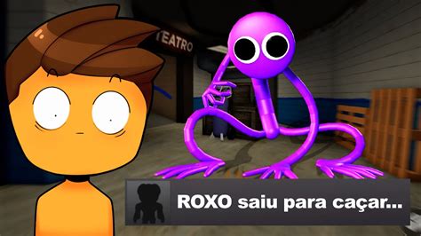 RAINBOW FRIENDS ATUALIZOU ROXO FINALMENTE APARECEU MONSTRO BRANCO NO