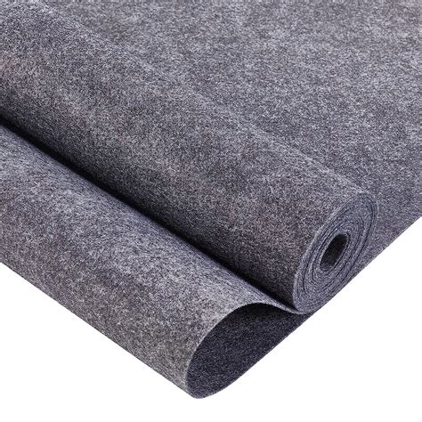 BENECREAT 3mx40cm 118x15 75 Inch Dark Gray Felt Fabric Sheet Nonwoven