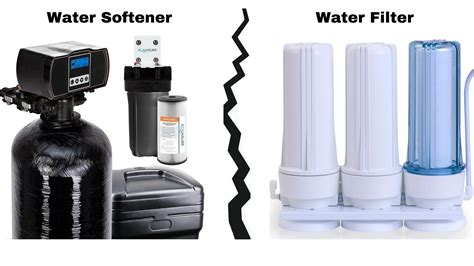 Water softener vs. water filter - Water Pursuit