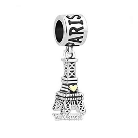 Eiffel Tower Paris Silver Charm - Pandora Compatible Beads & Charms