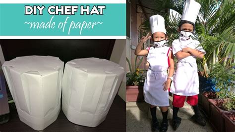 DIY Chef Hat | Chef hats for kids, Chefs hat, Chef