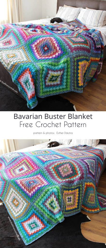 Bavarian Style Blanket Free Crochet Patterns Your Crochet