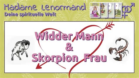 Widder Mann Skorpion Frau Liebe Und Partnerschaft Youtube