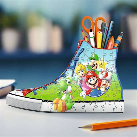 Sneaker Super Mario Sneakers 3D Puzzle Productos Es Sneaker