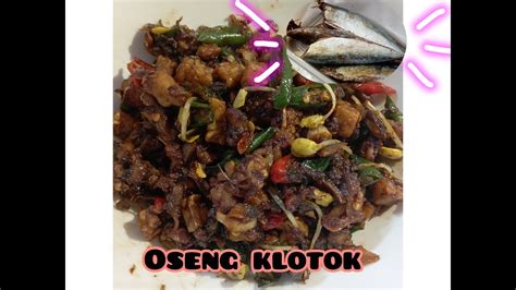 Oseng Klotok Tumis Ikan Asin Lombok Ijo Menu Hemat Tanggal Tua