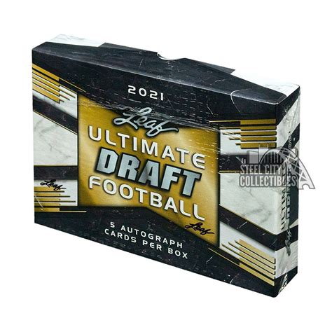 Leaf Ultimate Draft Football Hobby Box Steel City Collectibles