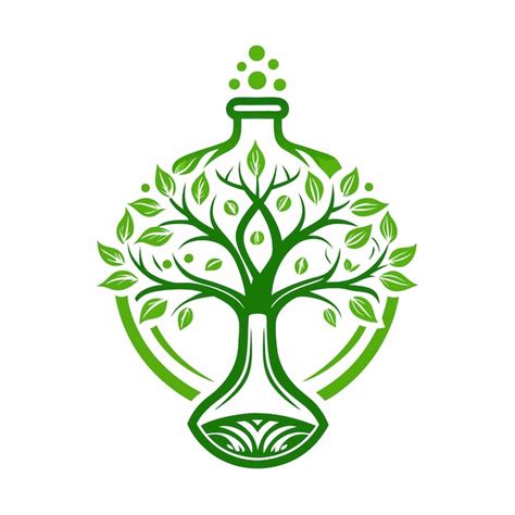 Premium Vector Elegant And Simple Potion Tree Line Art Logo