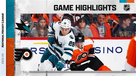 Sharks Flyers 10 23 NHL Highlights 2022 YouTube