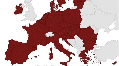 Nuova Mappa Ecdc Ancora In Rosso Scuro L Italia E L Europa Rischio