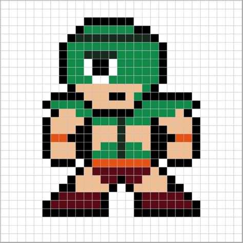 Plantilla Hama Beads De He Man Pixel Real