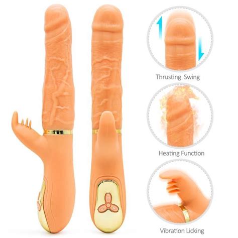 Sex Toys Femme Gros Gode Telescopique Va Et Vient Automatique