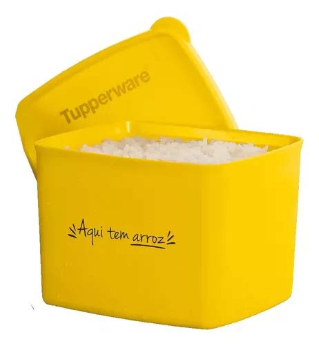 Tupperware Pote Jeitoso 800ml Aqui Tem Arroz Linha Freezer