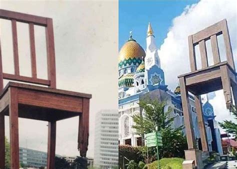 Destinasi Wisata Unik Kursi Patah Di Masjid Raya Abdul Kadim