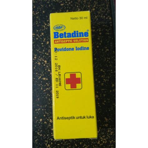 Jual Betadine Solution Isi 30ml Shopee Indonesia