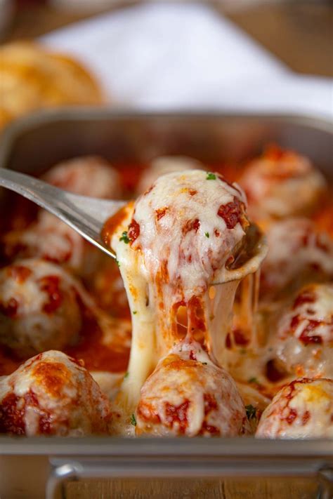 Cheesy Meatball Casserole Recipe Dinner Then Dessert