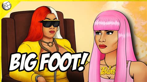 Megan Thee Stallion Drags Nicki Minaj Animated Parody YouTube