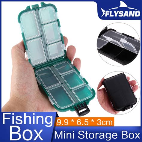 Flysand Mini Fishing Box Compartments Storage Box Fishing Tackle Box