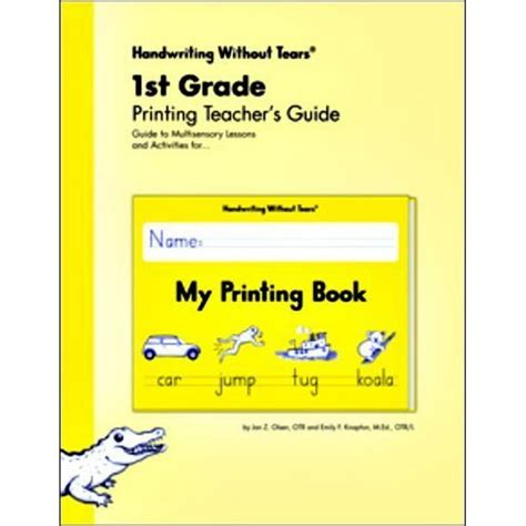 Handwriting Without Tears 1st Grade Printing Teachers Guide My