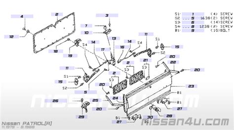 Achterklep En Toebehoren Nissan Autoparts